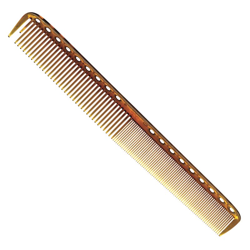 YS Park 335 Long Fine Tooth Cutting Comb Camel