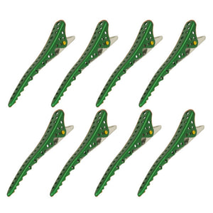 YS Park Shark Clips Green 8pk