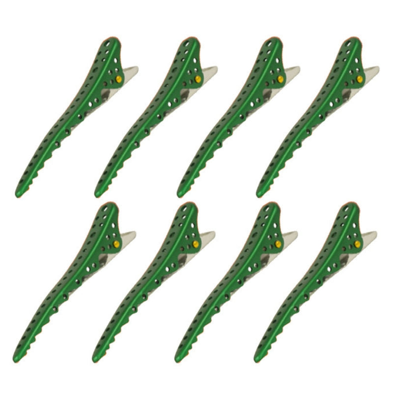 YS Park Shark Clips Green 8pk