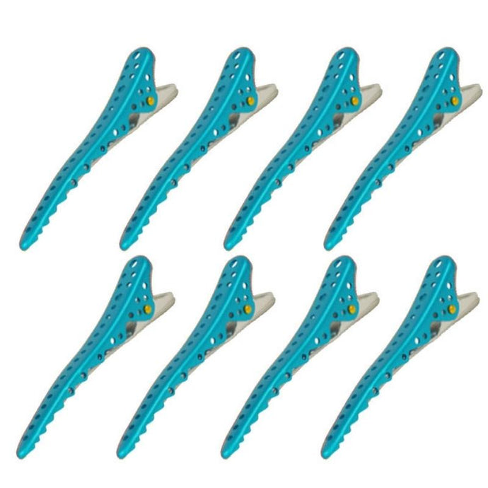 YS Park Shark Clips Light Blue 8 Pack