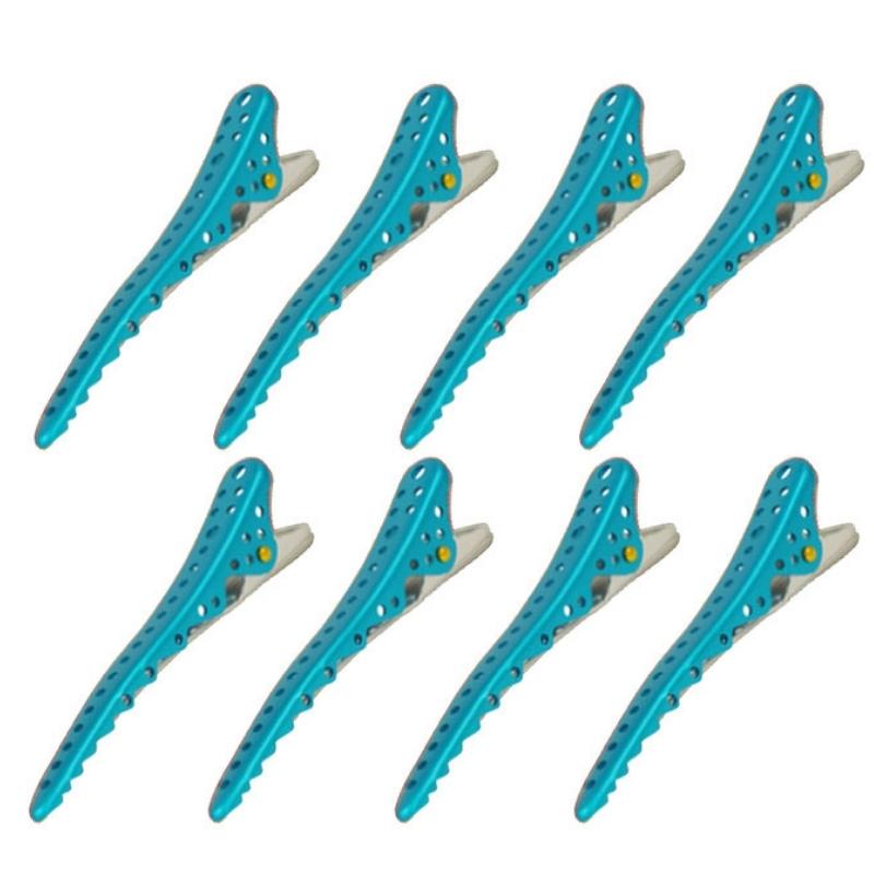 YS Park Shark Clips Light Blue 8 Pack