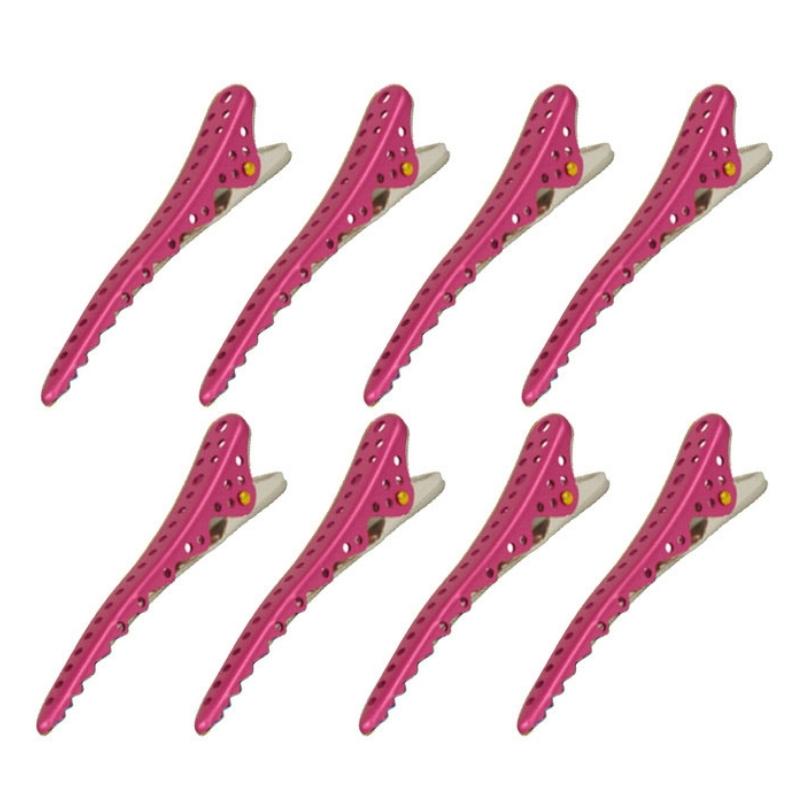 YS Park Shark Clips Pink 8 Pack
