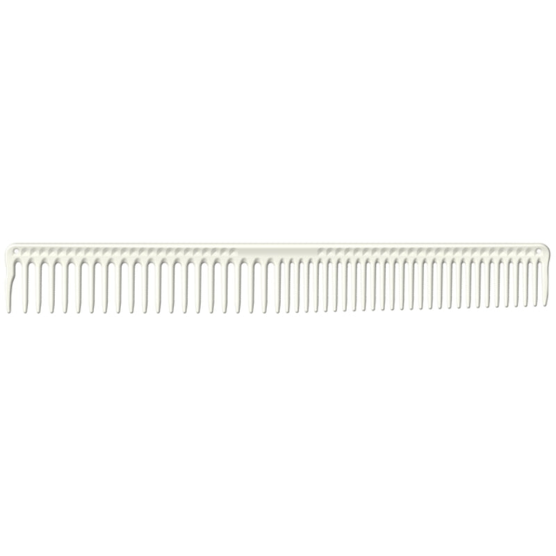 jRL Long Round Tooth Cutting Comb White 9