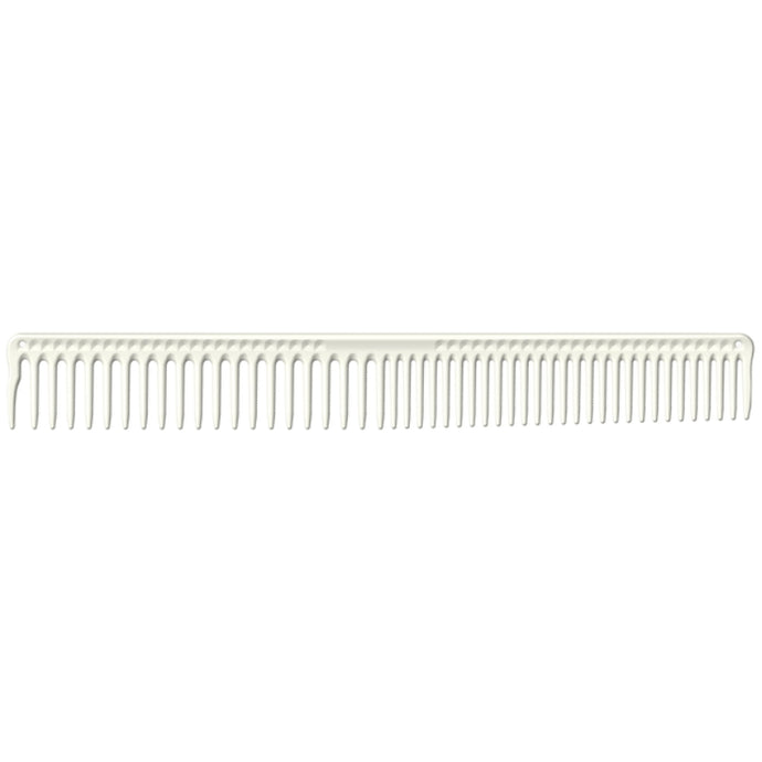 jRL Long Round Tooth Cutting Comb White 9