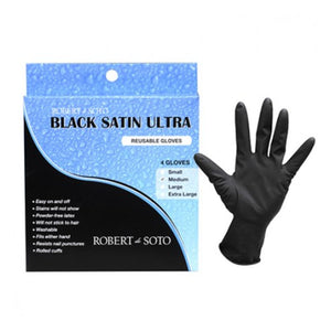 DeSoto Black Satin Medium 4pk