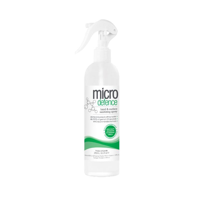 Caronlab Micro Defence Hand & Surface Sanitising Spray 250ml