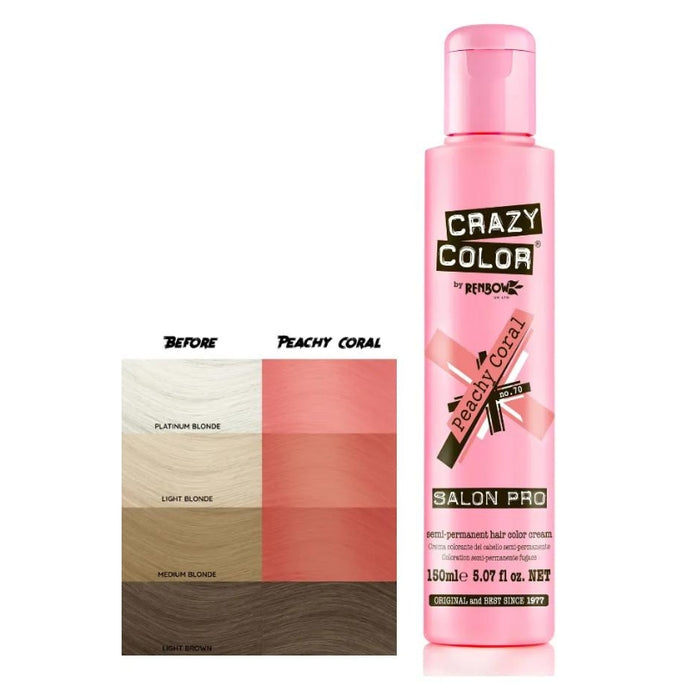 Crazy Color Peachy Coral 100ml