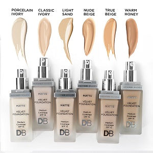 Designer Brands Matte Velvet Foundation Porcelain Ivory 30ml
