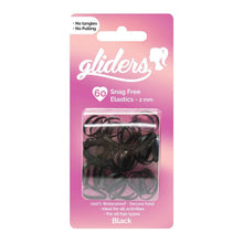 Load image into Gallery viewer, Freestyle Snag Free Hair Elastics 2mm Black 60 pack