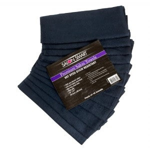 S Smart 12Pk Black Towels