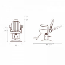 Load image into Gallery viewer, Belmont Sports Barber Chair